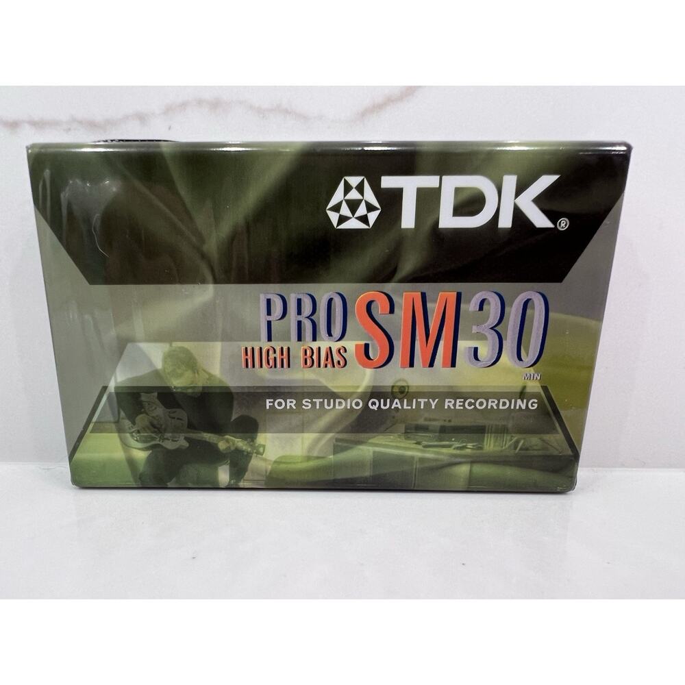 TDK PROFESSIONAL PRO SM30 HIGH BIAS CASSETTE TAPE - BRAND NEW SEALED